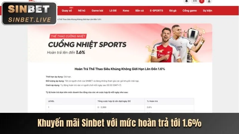 Giao diện cá cược thể thao thân thiện của vf555 win